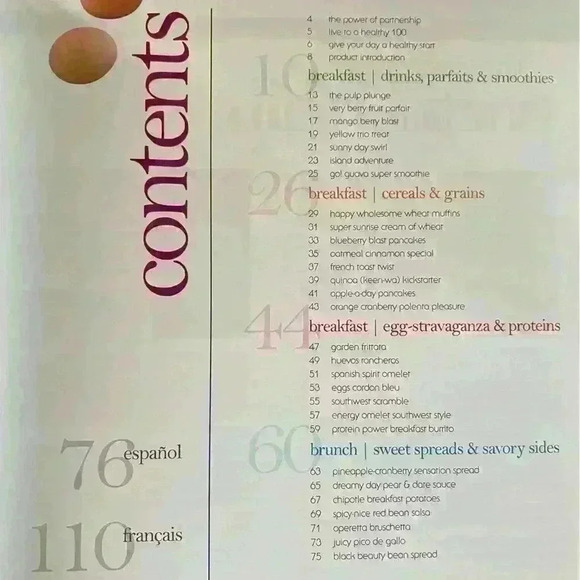 ❤️ Tupperware A Healthy Start recipes/tips English/Spanish/French - Picture 4 of 4